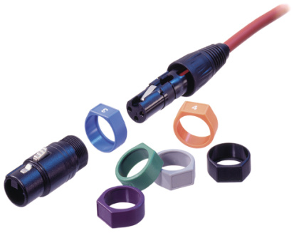 Neutrik XCR-6, XLR, Аксессуары, Цветное маркировочное кольцо для разъемов Neutrik серии X, цвет синий