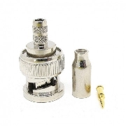 Van Damme BNC 75 Ohm male RG179B/U, BNC, Кабельный, Разъем BNC обжимной male для кабеля типа RG179 (minicoax)