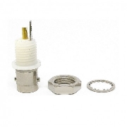 Van Damme BNC female panel solder isolated, BNC, Панельный, Разъем BNC female под пайку с изолированным фланцем