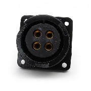 Van Damme 4 pole panel male bayonet PA-CON, Speaker, Панельный, 4-х контактный speaker разъем PA-CON типа male bayonet, защита IP65