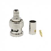 Van Damme BNC 75 Ohm male RG59B/U, BNC, Кабельный, Разъем BNC обжимной male для кабеля типа 0,8/3,7