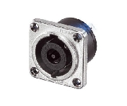 Neutrik NLT8MP, Speaker, Панельный, 8-и контактный speaker разъем типа male с металлическим никелированным корпусом.