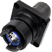 Stratos HMA 4CH Flange Mount Bulkhead Plug, Многоканальные, Панельный, Панельный 4-х канальный оптический гибридный разъем типа Ex 353-103-005