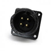 Van Damme 4 pole panel female bayonet PA-CON, Speaker, Панельный, 4-х контактный speaker разъем PA-CON типа female bayonet, защита IP65
