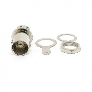 Van Damme BNC female panel solder round flange non isolated, BNC, Панельный, Разъем BNC female под пайку с неизолированным круглым фланцем