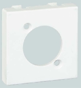 Simon K122-9, Лючки, Аксессуары, Плата для разъёма типа XLR, 45х45мм, белый