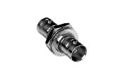 Amphenol AC-BNC-JJA-75, BNC, Панельный, Адаптер BNC проходной, гнездо - гнездо, для установки на панель, изолированный. Изолятор - тефлон