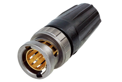 Neutrik NBNC75BDD6X, BNC, Кабельный, Разъем BNC UHD обжимной male для кабеля диаметром 4.3 мм (Belden 1855A, Gepco VDM230). Размер 352-063-206