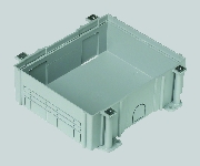 Simon G22, Лючки, Аксессуары, Коробка для монтажа в бетон люков SF210-.., SF270-.., высота 80-110мм, 220х172,2мм, пластик