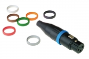 Amphenol AC-RING-GRN, XLR, Аксессуары, Цветные кольца для кабельных разъемов серий AC, а также цветные кольца с нумерацией. Цвет - зеленый