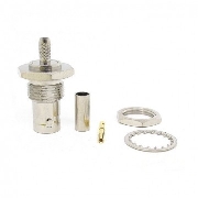 Van Damme BNC 75 Ohm female RG179B/U, BNC, Панельный, Разъем BNC обжимной female для кабеля типа RG179 (minicoax)
