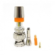 Belden BNC 75 Ohm male RG179 Mini coax (orange ident), BNC, Кабельный, Разъем BNC компрессионный male для кабеля типа RG179, оранжевая маркировка