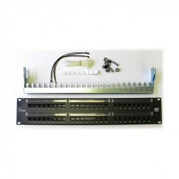 VDC 2U 2 row 48 port Cat 5E unscreened panel - punchdown, Data, Патч, Патч панель 19" 2U для кабеля UTP, 48 портов RJ45 Cat 5e, на 560-076-001