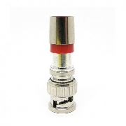 Belden BNC 75 Ohm male RG59/U (red ident), BNC, Кабельный, Разъем BNC компрессионный male для кабеля типа RG59, красная маркировка