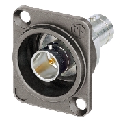 Neutrik NBB75DFGXB, BNC, Панельный, Разъем BNC UHD female с никелированным корпусом и позолоченным центральным контактом, проходно 352-063-205