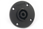 Amphenol SP-4-MC, Speaker, Панельный, Панельный разъем, 4 контакта, фланец EP-типа, контакты под пайку или под клеммы 3/16”. Цвет - черный